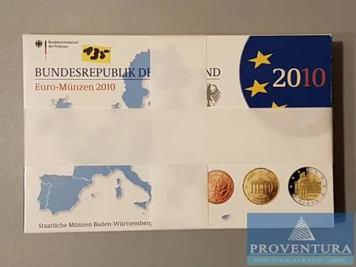Euro KMS Bondsrepubliek Duitsland 2010 ADFGJ pp Bremen