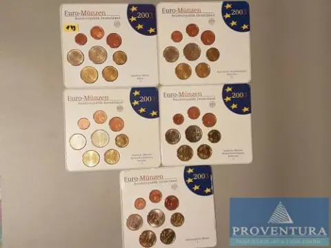 Euro-KMS Bondsrepubliek Duitsland 2003 ADFGJ st
