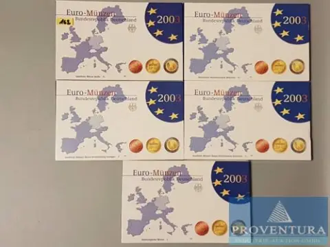 Euro-KMS Bondsrepubliek Duitsland 2003 ADFGJ pp