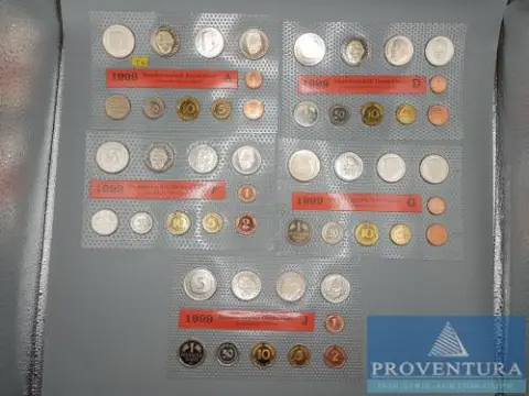 Muntset Bondsrepubliek Duitsland 1999 ADFGJ st