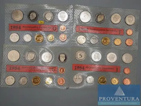 Muntset Bondsrepubliek Duitsland 1984 DFGJ st