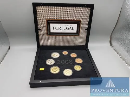 Euro sada Portugalsko 2008 1 ct - 2 eura pp
