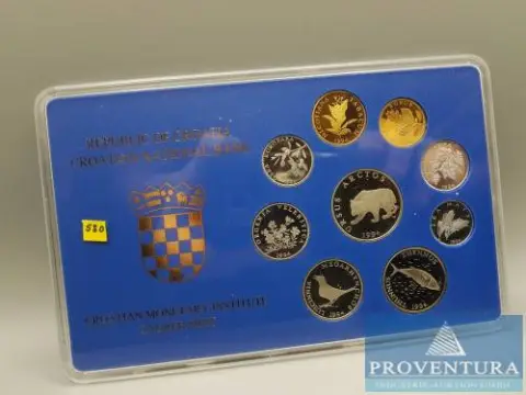 Muntset Kroatië 1994 1 lipa - 5 kuna