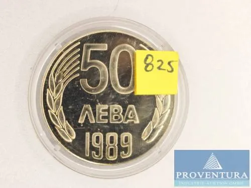 Sběratelská mince Bulharsko 50 leva 1989 pp