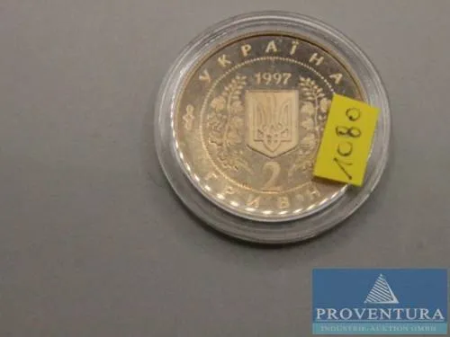 Pièce de circulation Ukraine 2 Hryvni 1997 Solomiya Krushelnytska