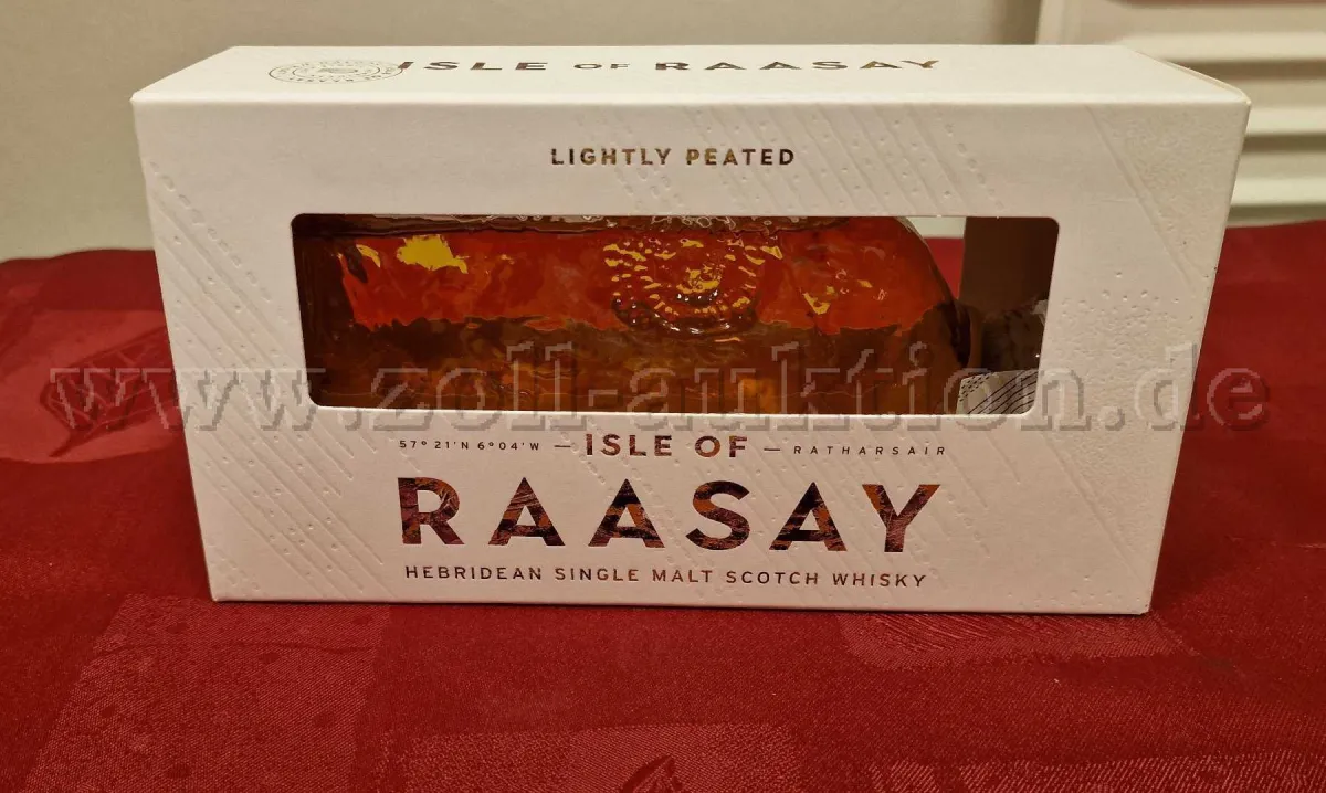 1 láhev Isle of Raasay Single Malt Scotch Whisky, 700 ml, 61,6 % obj.