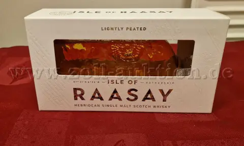 1 fles Isle of Raasay Single Malt Scotch Whisky, 700ml 61,6% vol.