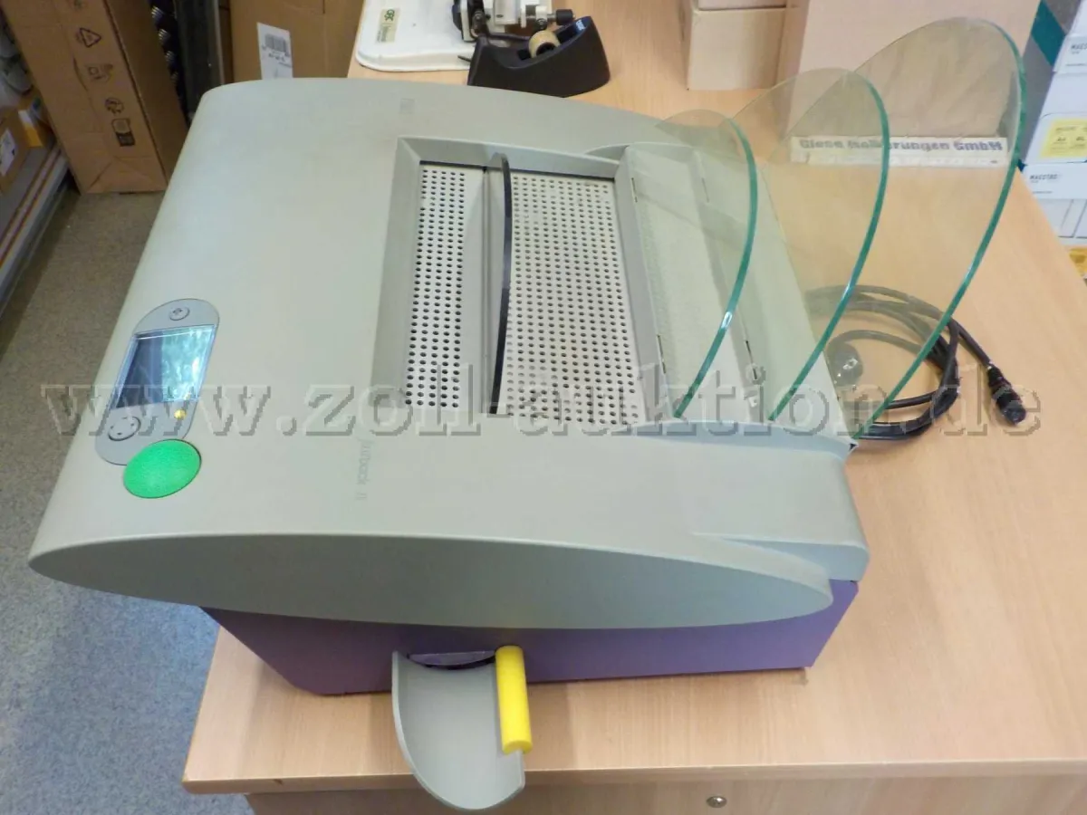 1 hotmelt bindmachine POWIS type Fastback 20 E met bindstrips accessoires