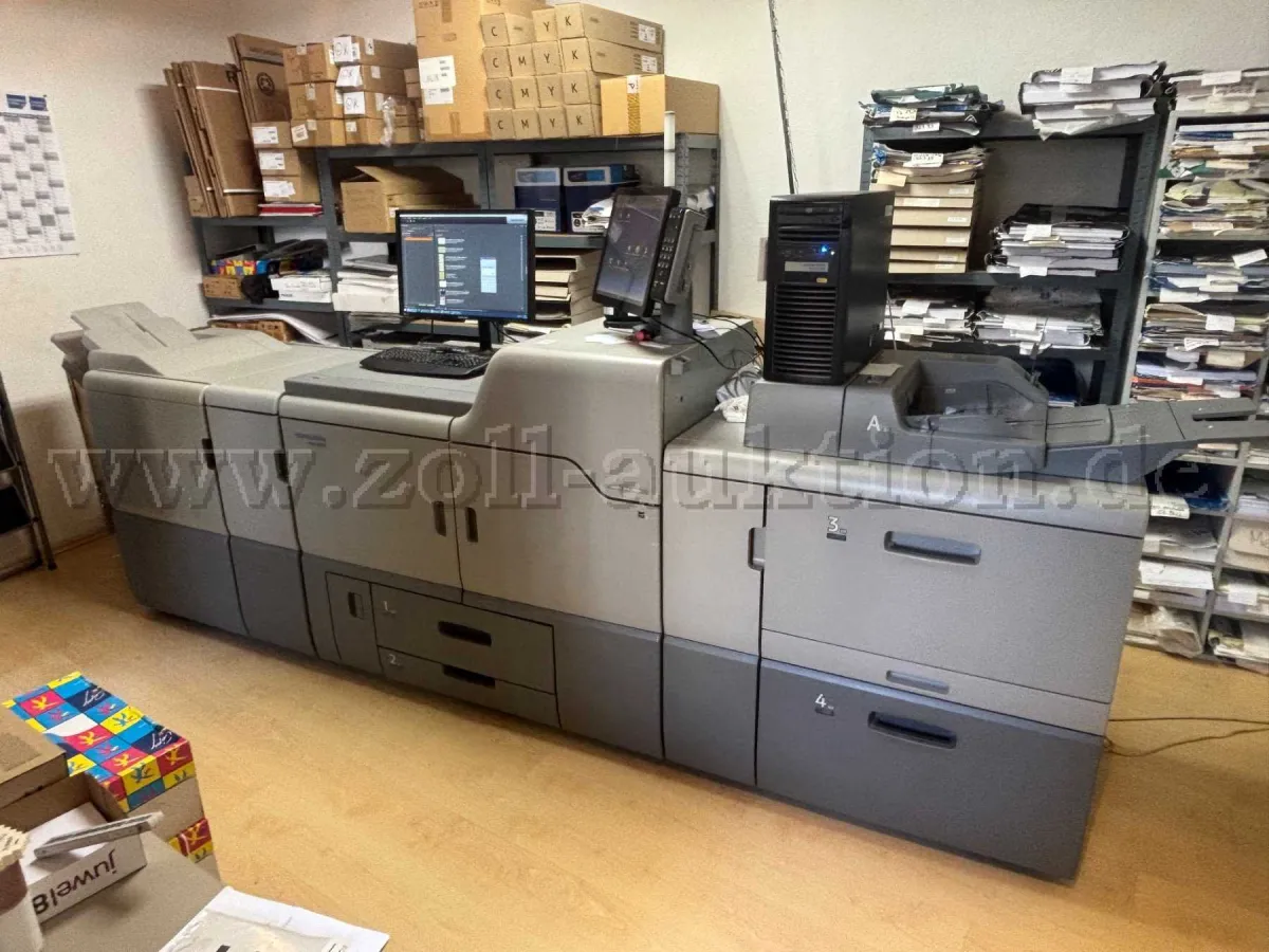 1 digital printing press Ricoh Pro C7200X, Heidelberg Versafire EV (5-colour machine)