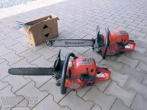 2 ks řetězové pily Husqvarna: