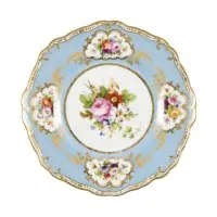 Assiette à décor floral