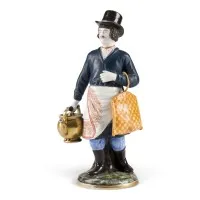 FIGUR 'SBITENHÄNDLER' AUS DER SERIE 'HÄNDLER UND HANDWERKER'