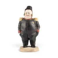 Figurine 'Militaire avec une décoration sur la poitrine'