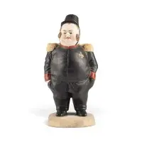 Figurine 'Militaire avec une décoration sur la poitrine'