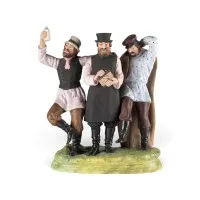 Groupe de figurines 'Hommes ivres'