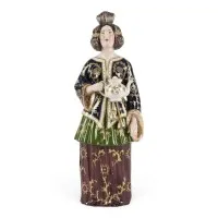 Carafe figurine en forme de femme avec pichet