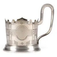 Porte-verre à thé avec motif de ceinture