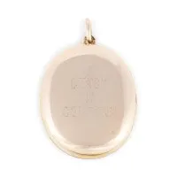 Médaillon ovale « Sauve et protège » de la collection familiale des comtes Zubov