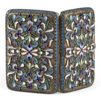 Cloisonné email etui