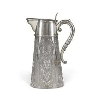 KARAFFE MIT SILBER-MONTIERUNG
