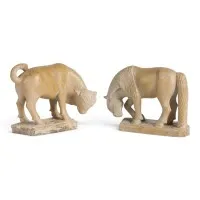 Paar dierfiguren