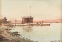 Vue de rivage
