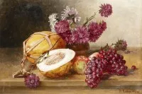 'STILLLEBEN MIT FRÜCHTEN AUS DEM SÜDEN'