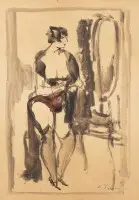 Devant le miroir