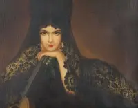 Espagnole à la guitare