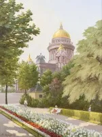 ВИД ИСААКИЕВСКОГО СОБОРА