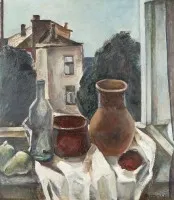 'Martwa natura przy oknie'