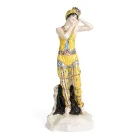 Figurine de T.P. Karsawina en Sobeida dans le ballet 'Shéhérazade' de N.A. Rimski-Korsakov