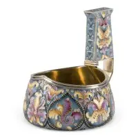 Cloisonné email kovsh