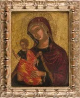 Velkoformátová a jemná ikona Madre della Consolazione