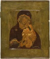 Icône fine de la Mère de Dieu du Don (Donskaïa)