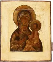 Icône de la Mère de Dieu de Tikhvine (Tikhvinskaïa)
