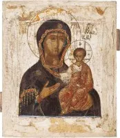 Icoon van de Moeder Gods van Smolensk (Smolenskaja)