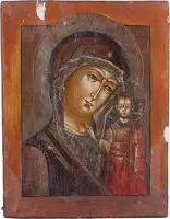 Icoon van de Moeder Gods van Kazan (Kazanskaja)