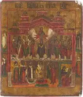 Icône du miracle du voile de la Mère de Dieu (Pokrov)