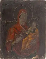 Icoon van de Moeder Gods van Smolensk (Smolenskaja)