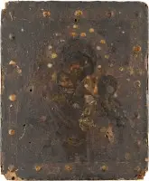 Kleine icoon van de Moeder Gods Hodegetria