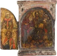 Tryptyk z Deesis i wybranymi świętymi