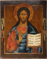 Монументальная икона с Христом Пантократором