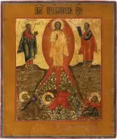 Grote icoon van de Transfiguratie van Christus