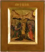 Fijne tabletka met de Kruisdraging, de Kruisiging, de Kruisafneming en de Graflegging evenals de Nederdaling van Christus in de hel
