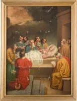Schilderij met het Ontslapen van de Moeder Gods