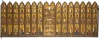 Fine iconostase de voyage (iconostase pliante)
