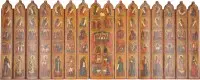 Grande iconostase de voyage (iconostase pliante)