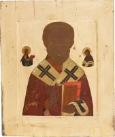 Icône avec saint Nicolas de Myre