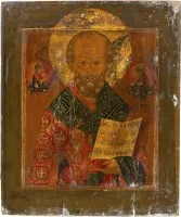 Grande icône avec saint Nicolas de Myre